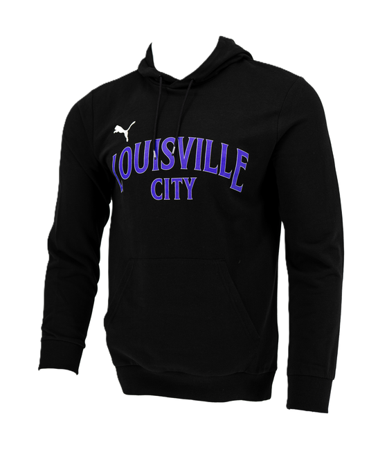 LouCity Puma Curved Wordmark Hooded Sweatshirt