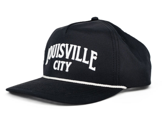 LouCity Curved Wordmark Poly Rope Hat