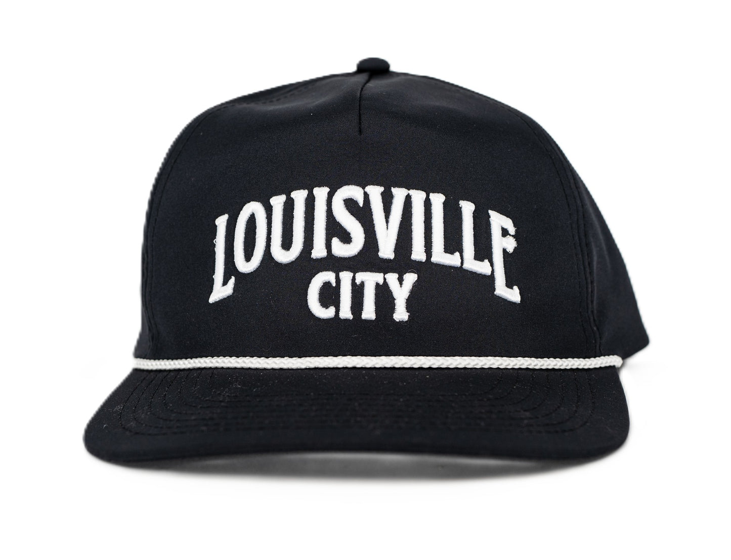 LouCity Curved Wordmark Poly Rope Hat