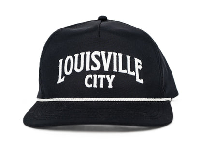 LouCity Curved Wordmark Poly Rope Hat