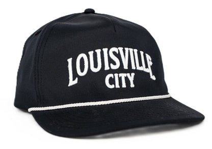 LouCity Curved Wordmark Poly Rope Hat