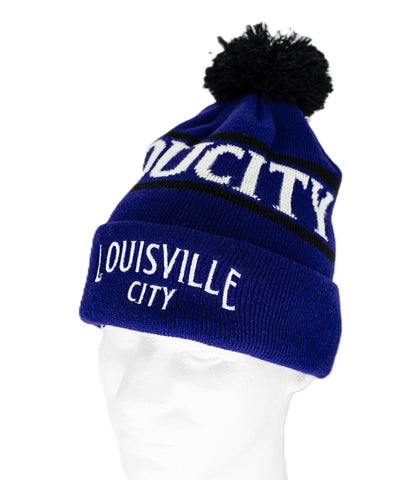 LouCity Traditional Knit Pom Beanie