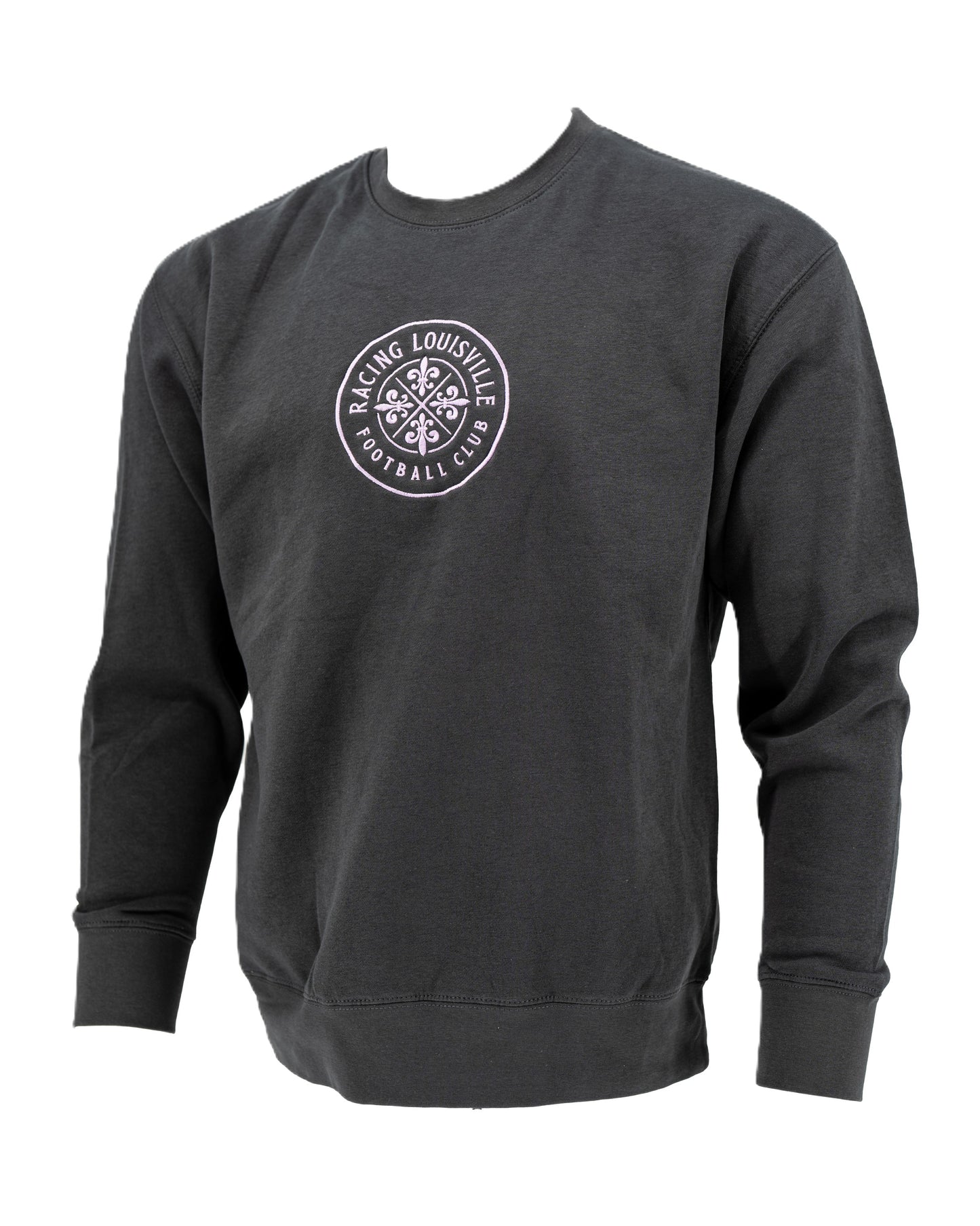 Racing Center Embroidered Crewneck Sweatshirt