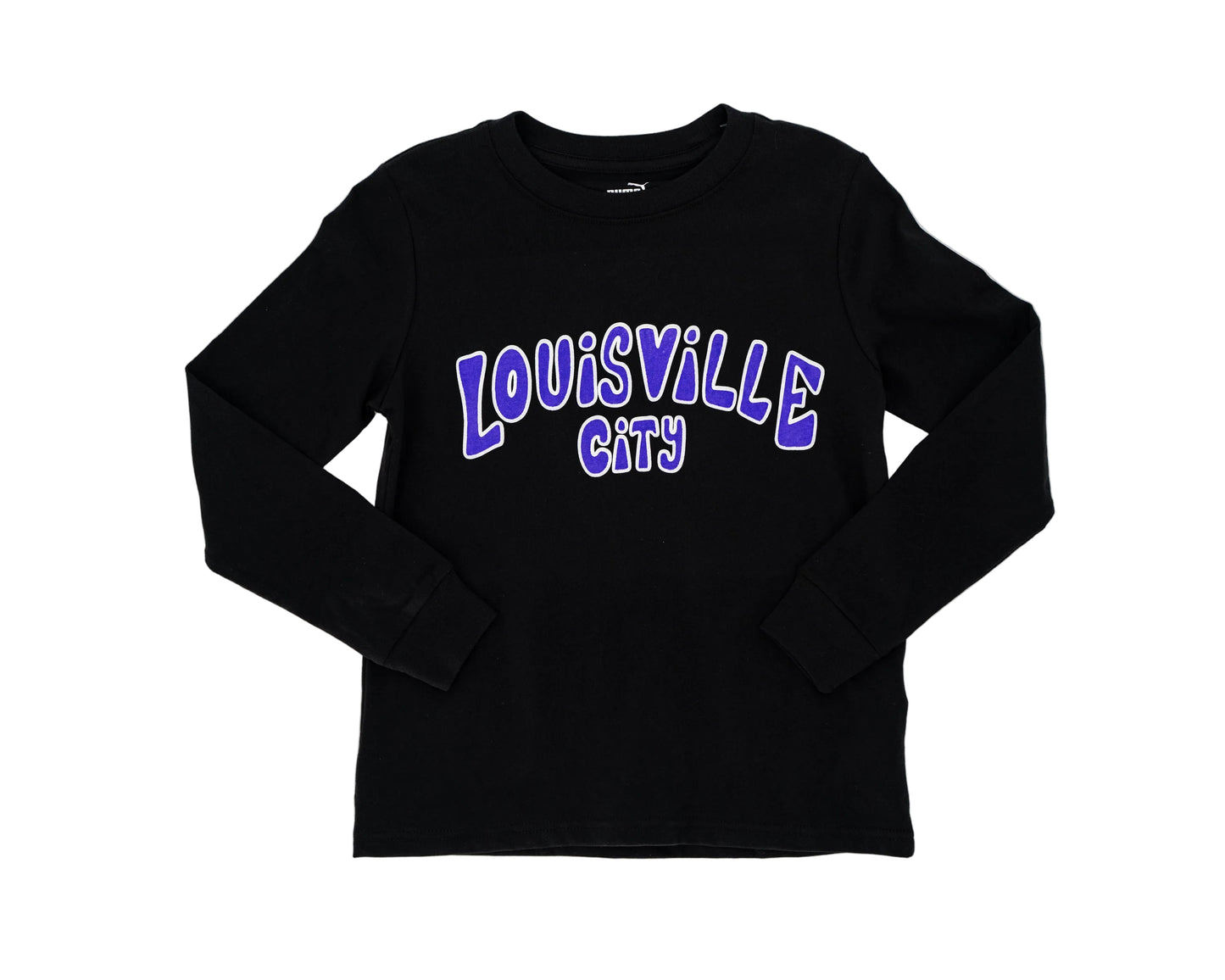 LouCity Youth Graffiti Wordmark Long Sleeve T-shirt