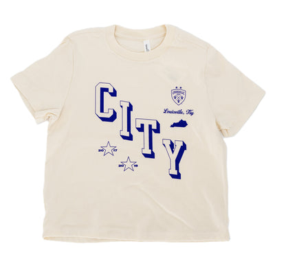 LouCity Women's Diagonal Icons Boxy T-shirt