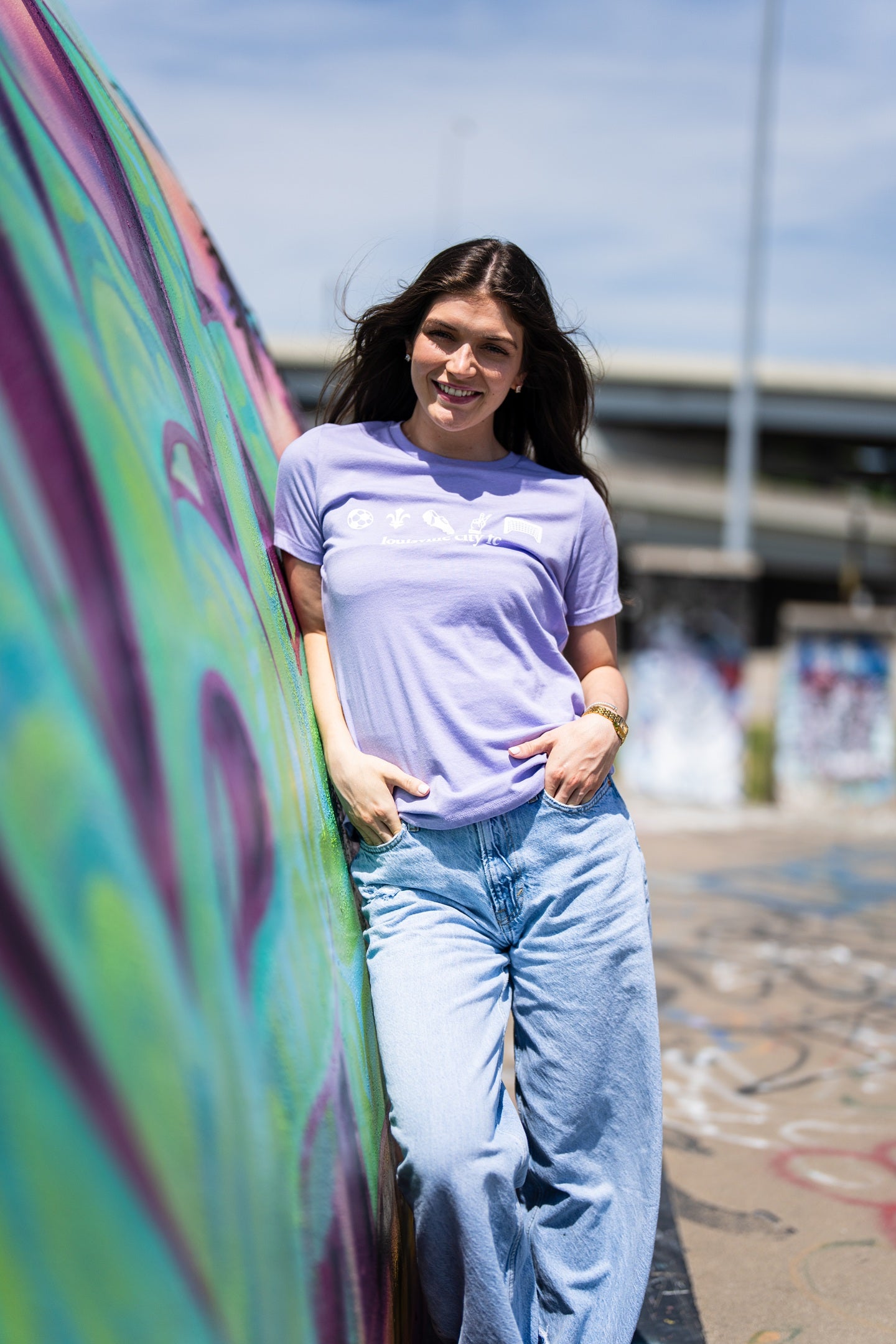 LouCity Women's Mini Icons Heathered T-Shirt