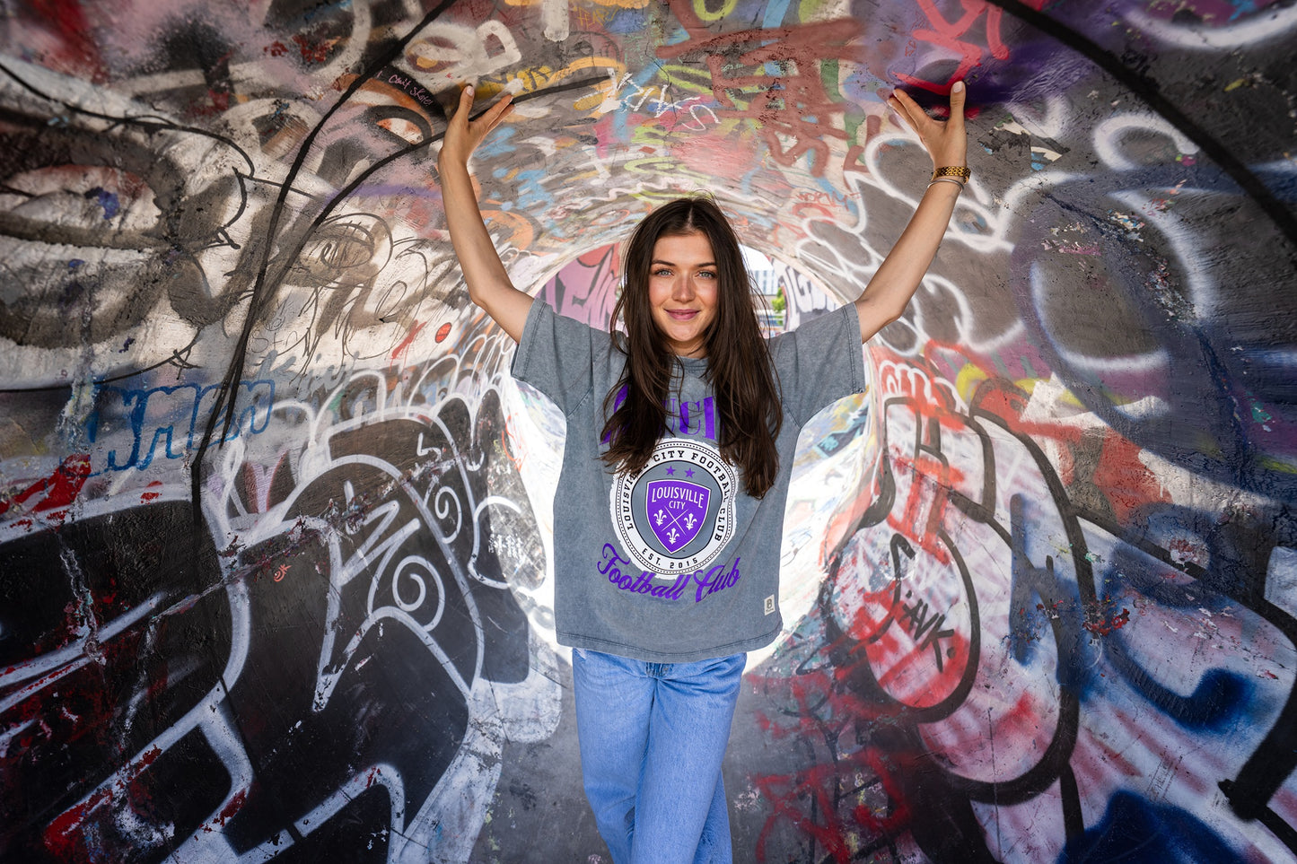 LouCity Women's Falkland Moonstone T-shirt
