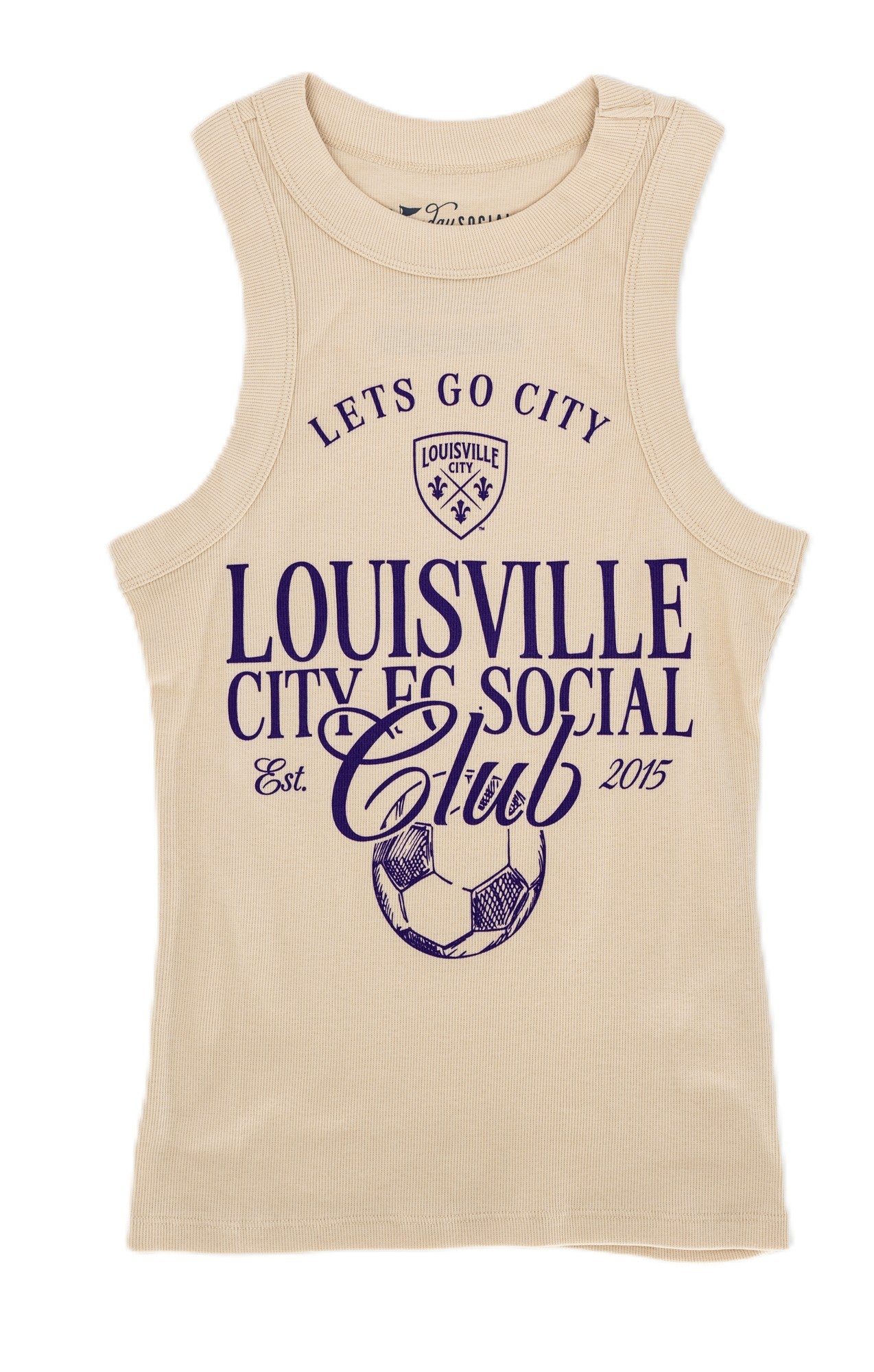 LouCity Women's Social Club Ribbed Tank Top