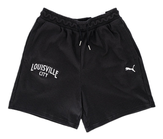 LouCity Puma ESS Relaxed Waffle Knit Shorts