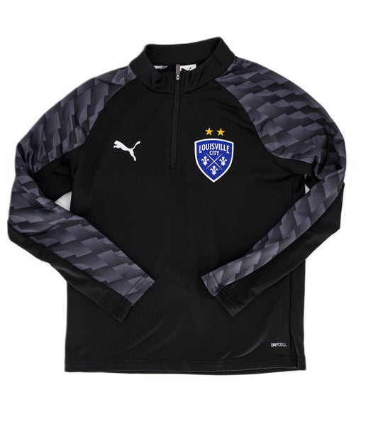 LouCity Youth Puma Teamliga26 1/4 zip Pullover Training Jacket