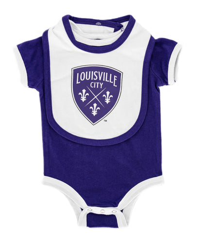 LouCity Infant Bingo Onesie & Bib Set