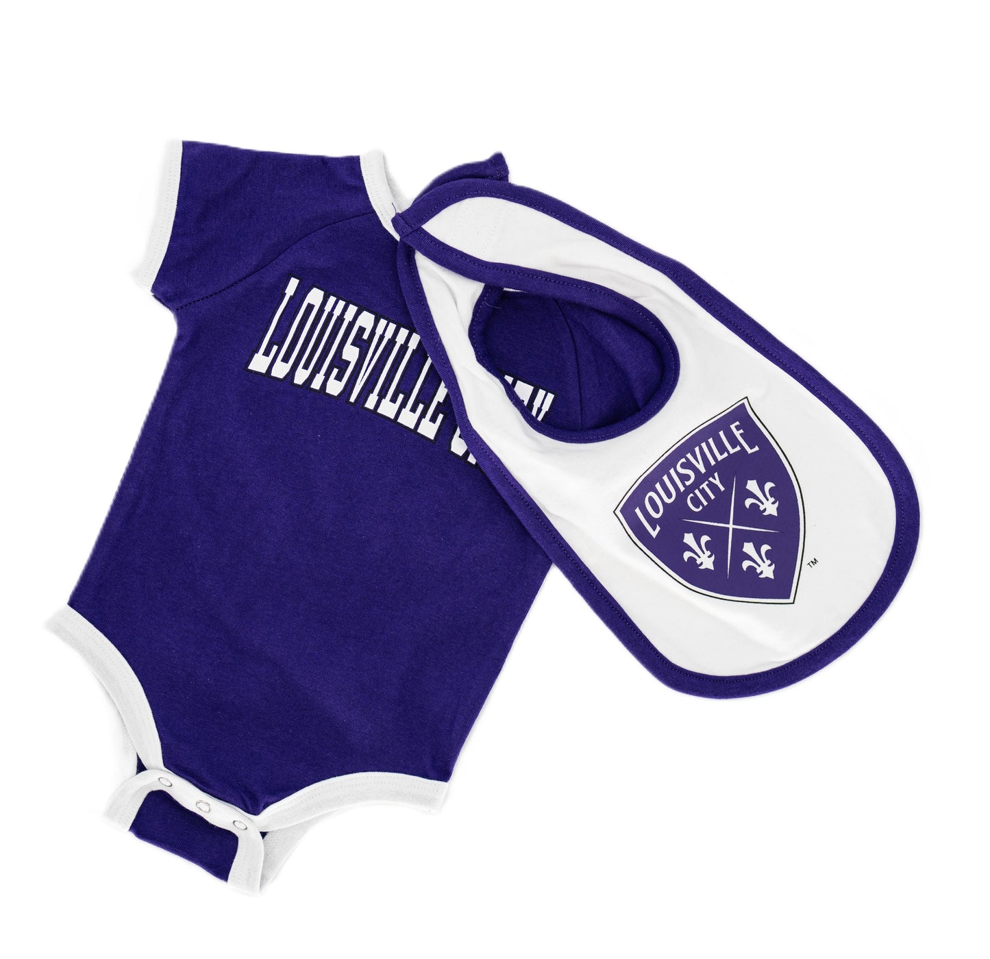 LouCity Infant Bingo Onesie & Bib Set