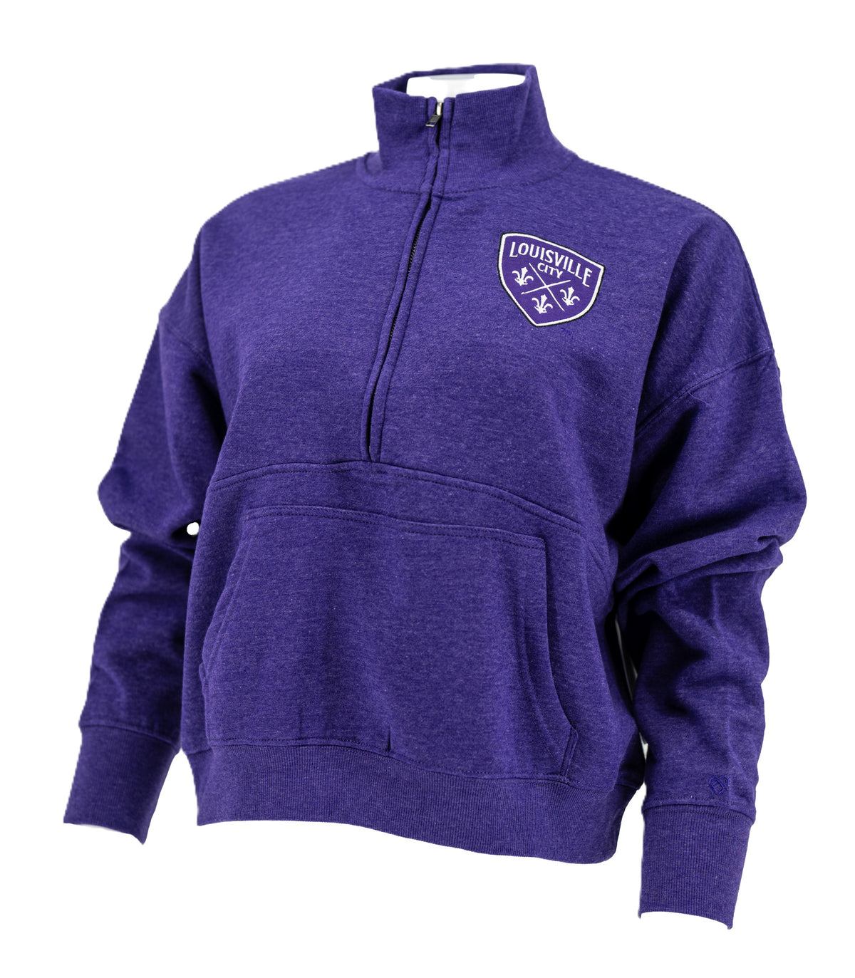 LouCity Women's Claire 1/2 Zip Sweatshirt