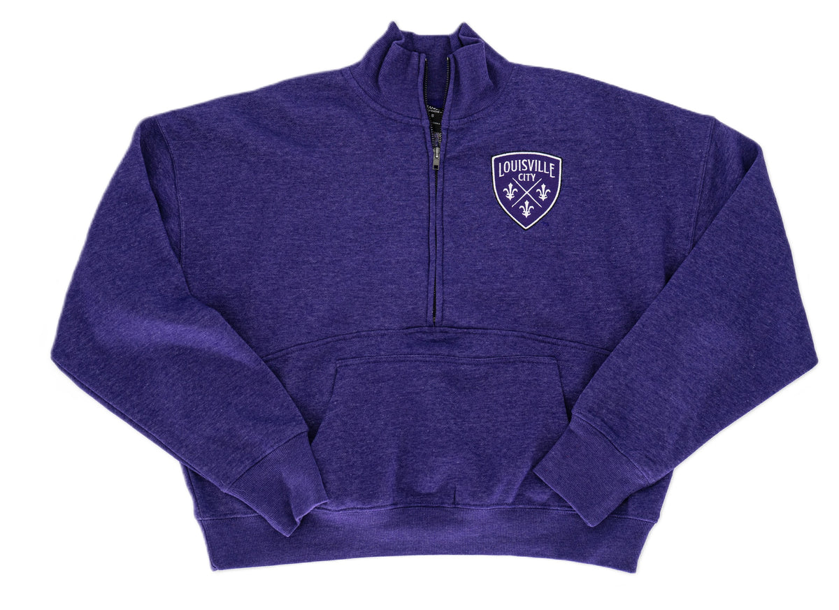 LouCity Women's Claire 1/2 Zip Sweatshirt