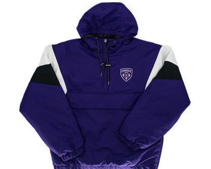 LouCity Chicago 1/2 Zip Puffer Hooded Jacket