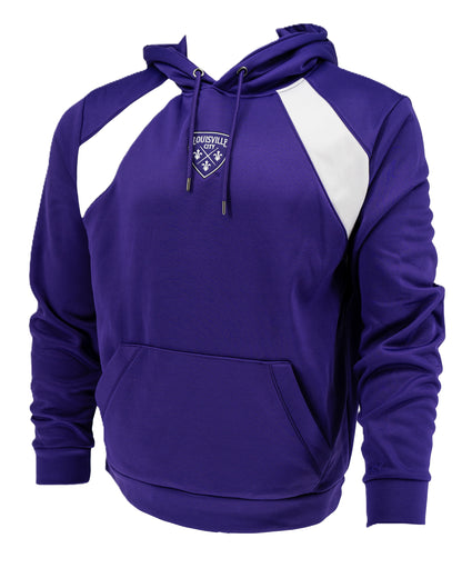 LouCity System Poly Hooded Sweatshirt