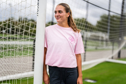Racing Pink Night Kick Cancer T-shirt