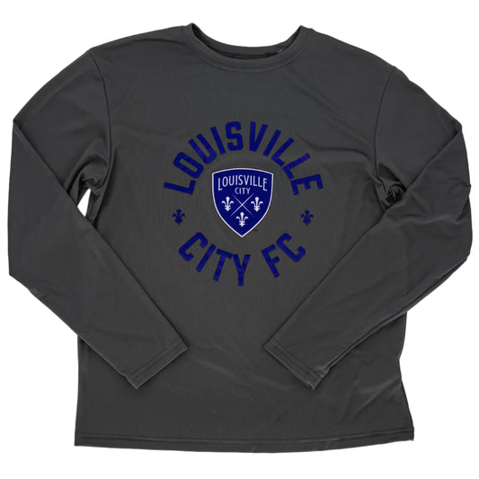 LouCity Circle Text Long Sleeve Performance T-shirt