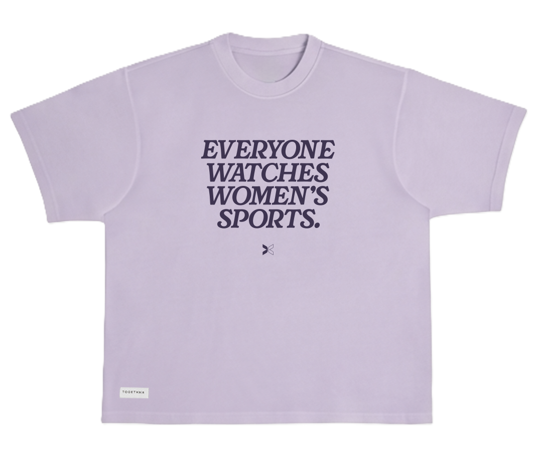 Racing x Togethxr Everyone Watches Women's Sports T-shirt (Restock Coming Mid-June!)