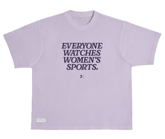 Racing x Togethxr Everyone Watches Women's Sports T-shirt (Restock Coming Mid-June!)
