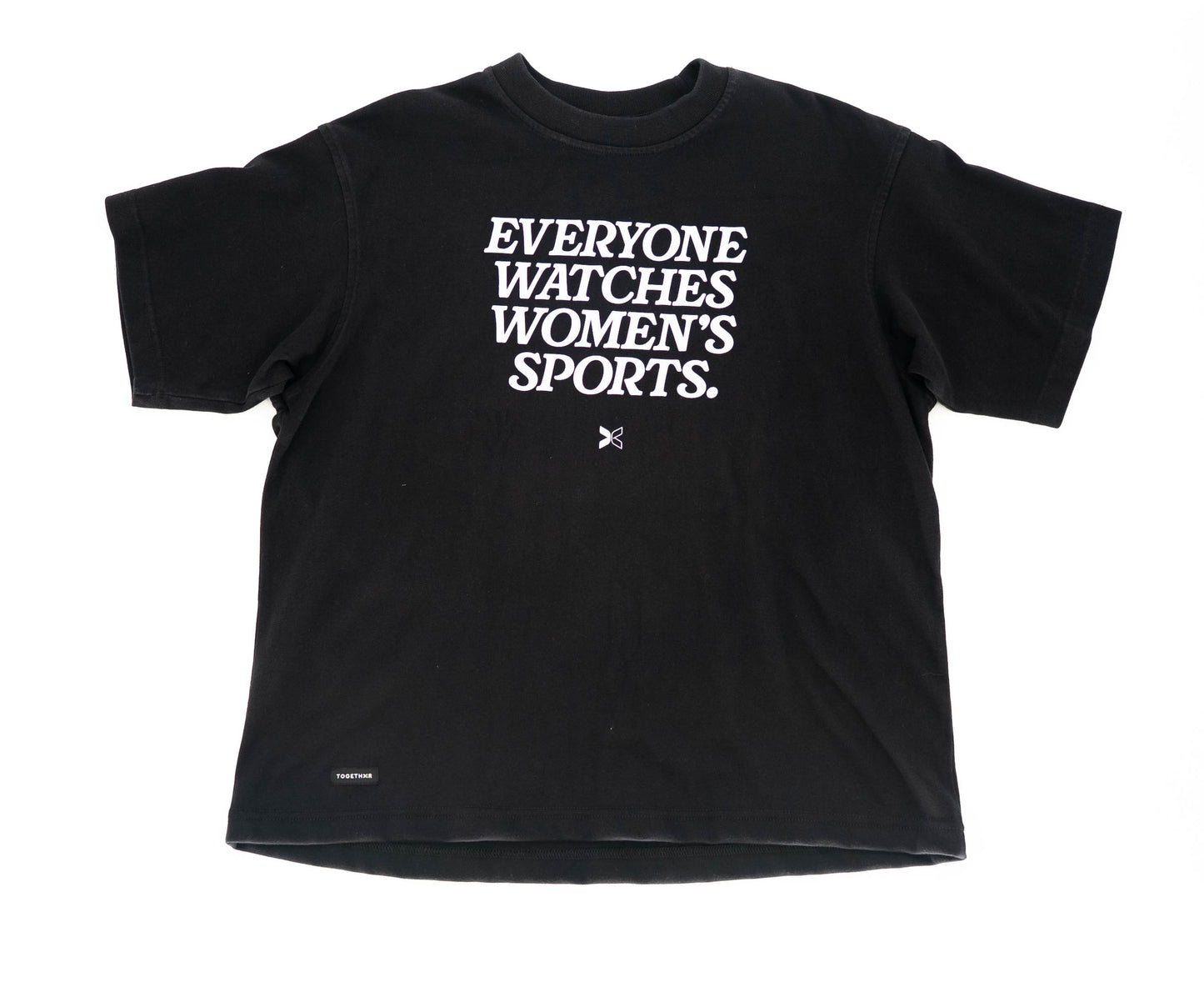 Racing x Togethxr Everyone Watches Women's Sports T-shirt - Black