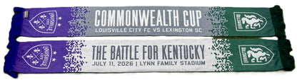 LouCity vs. Lex 2026 Commonwealth Cup Battle Scarf