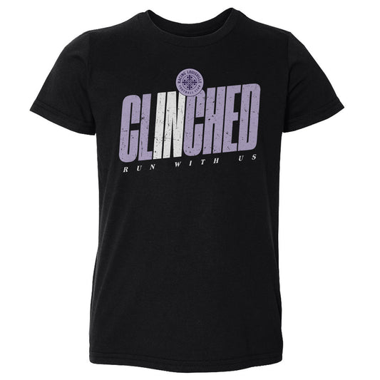Racing Louisville FC  Youth 2025 Clinched T-shirt ALLOW BUSINESS DAYS 4-7 FOR DELIVERY