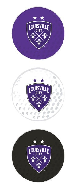 LouCity Golf Ball 3-Pack Set