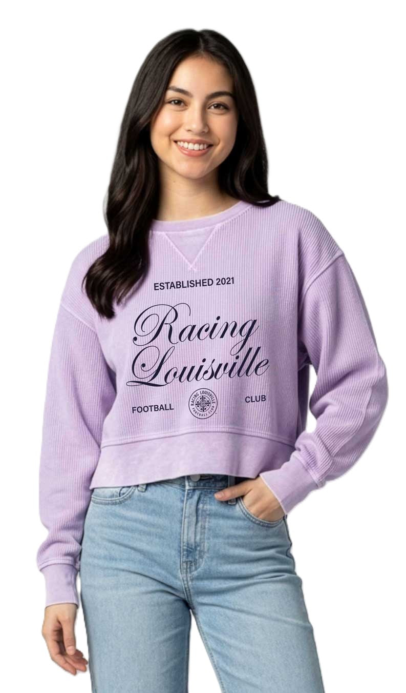 Racing Women's Orientation Corded Boxy Sweatshirt