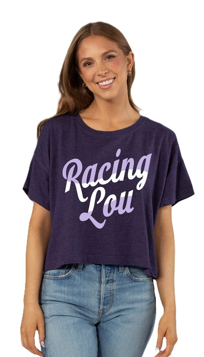 Racing Women's Sunshine Cropped Burnout Jersey T-shirt