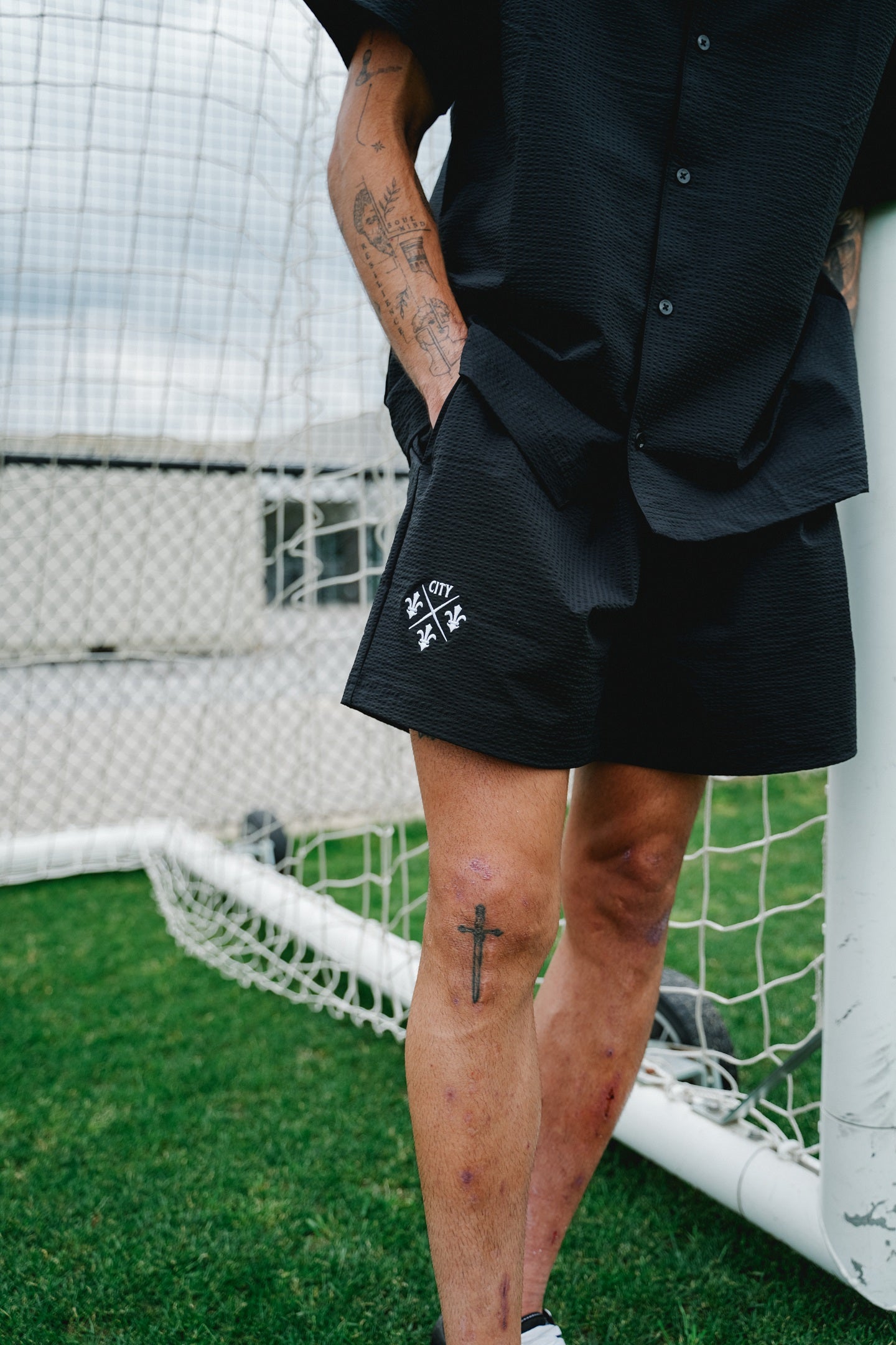 LouCity Puma Relaxed Seersucker Shorts
