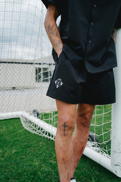 LouCity Puma Relaxed Seersucker Shorts
