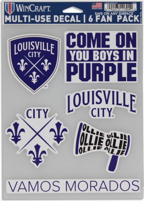 Louisville City 6-Pack Decals