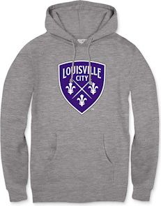 LouCity Football Club Primary Logo Unisex Fleece Pullover Hooded Sweatshirt