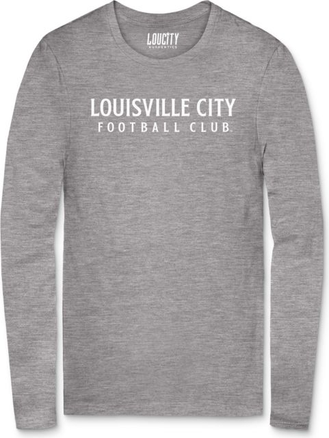 LouCity Football Club Straight Wordmark Men's Long Sleeve T-Shirt