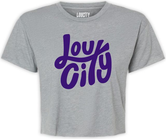 LouCity Lou City Type Women's Festival Crop Top Short Sleeve T-shirt