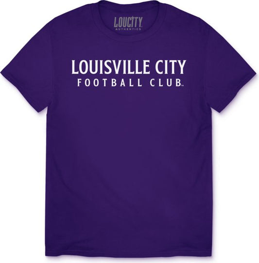 Louisville City Youth Straight Wordmark T-shirt