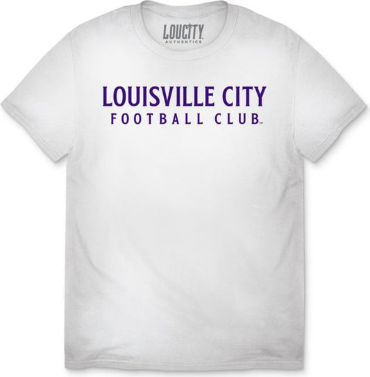 LouCity Straight Wordmark Youth Short Sleeve T-Shirt