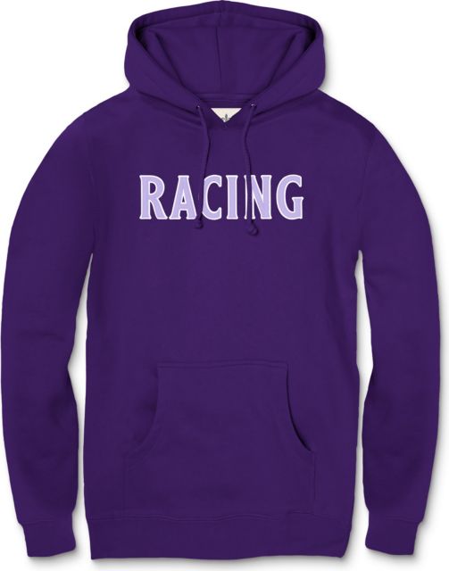 Racing Twill Applique Fleece Hooded Sweatshirt