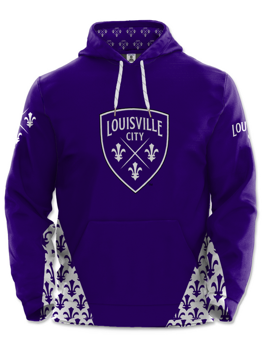LouCity Premier Sublimated Hooded Sweatshirt (Read Description)