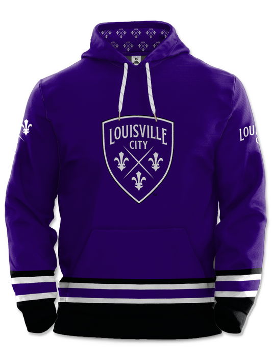 LouCity Alternate Premier Sublimated Hooded Sweatshirt (Read Description)