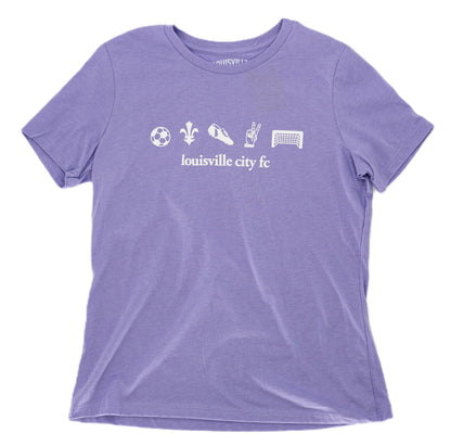 LouCity Women's Mini Icons Heathered T-Shirt