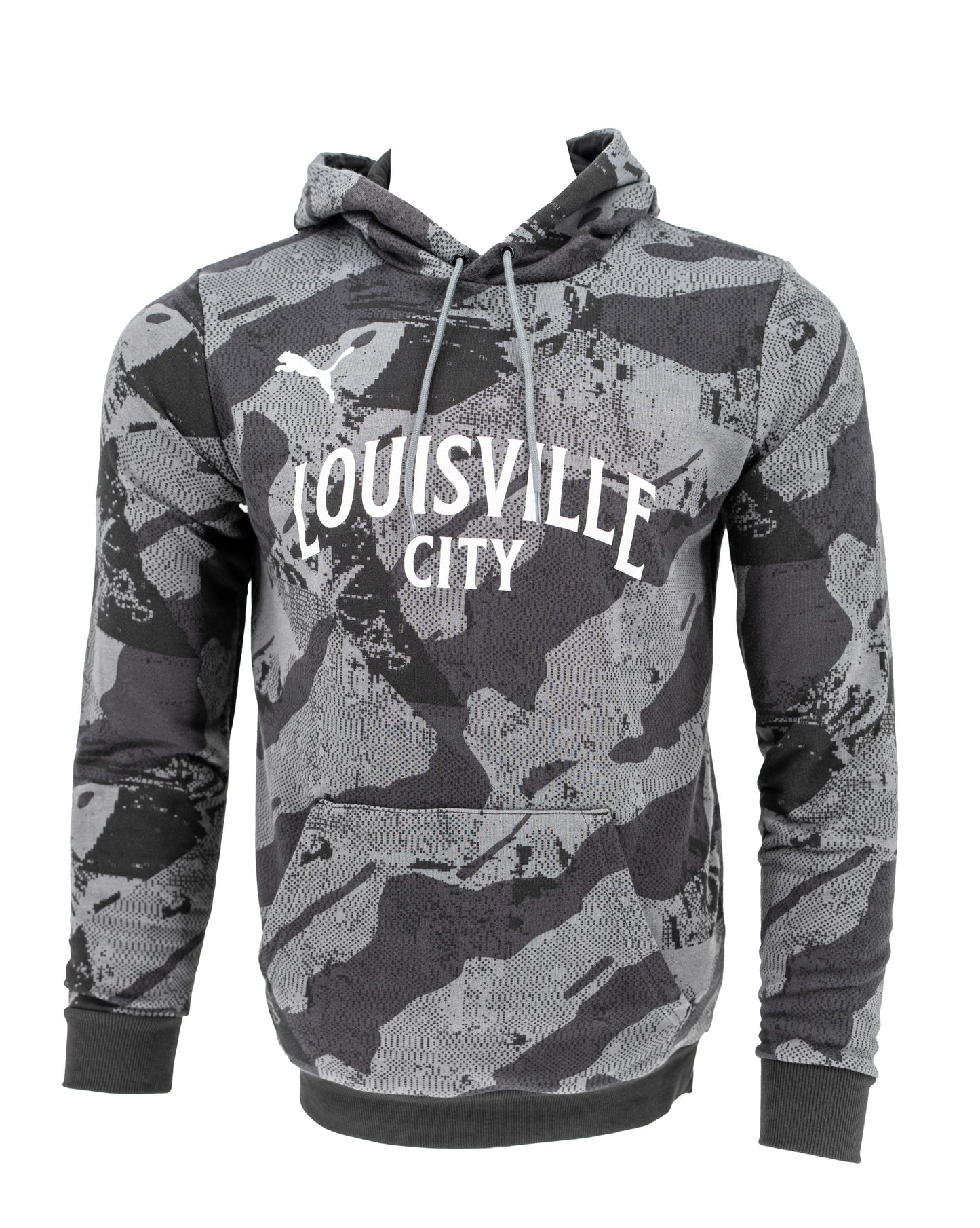 LouCity Puma Camo Wordmark Hooded Sweatshirt