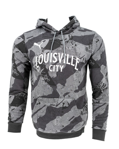 LouCity Puma Camo Wordmark Hooded Sweatshirt