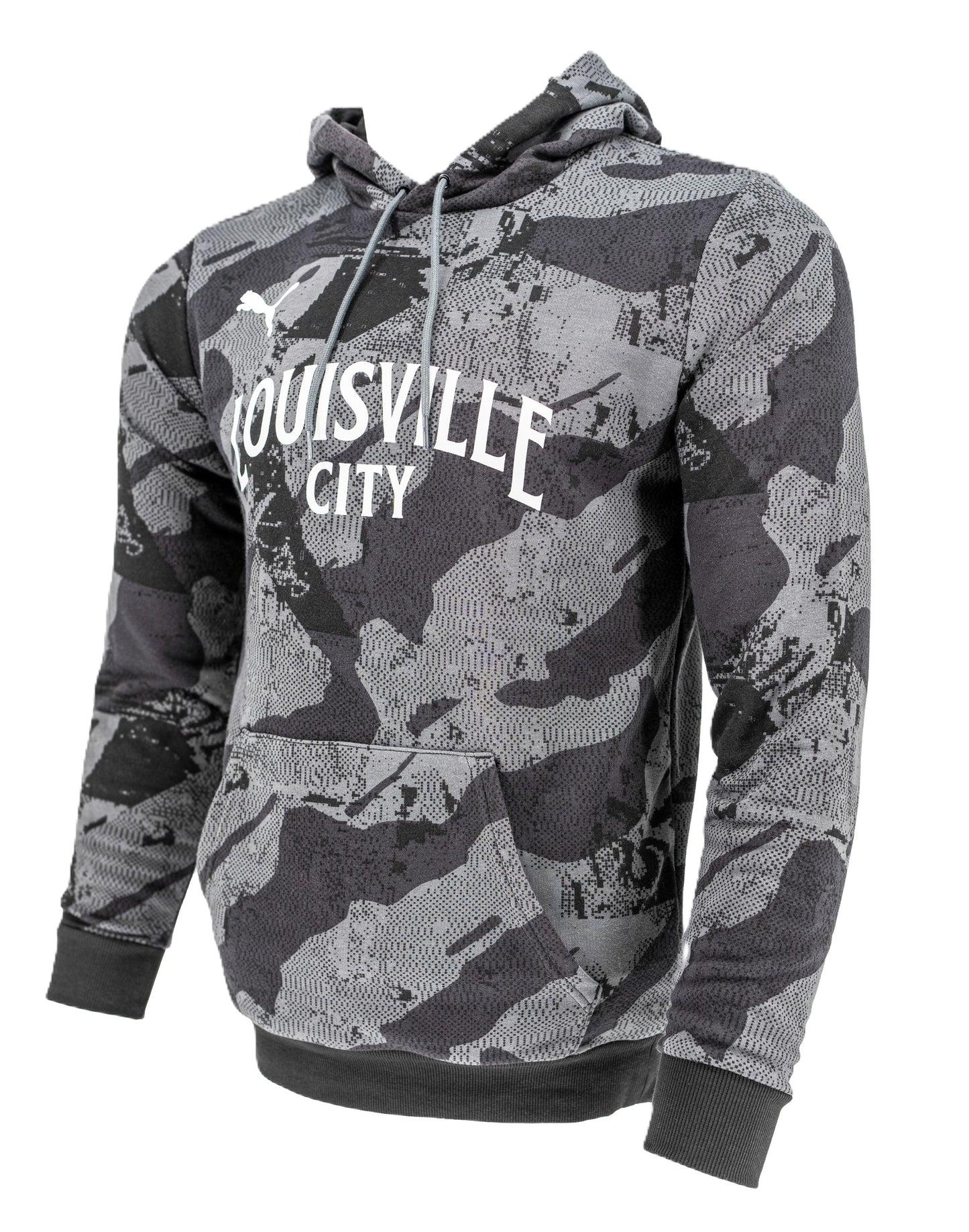 LouCity Puma Camo Wordmark Hooded Sweatshirt