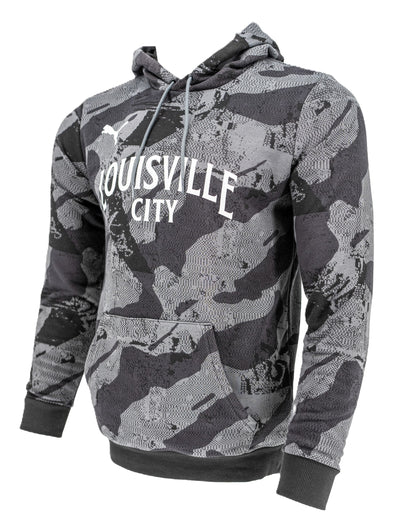 LouCity Puma Camo Wordmark Hooded Sweatshirt