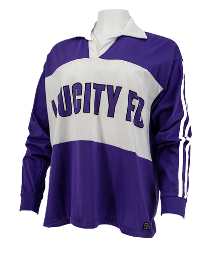 LouCity Women's Contrast Oversized Polo Shirt