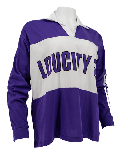 LouCity Women's Contrast Oversized Polo Shirt