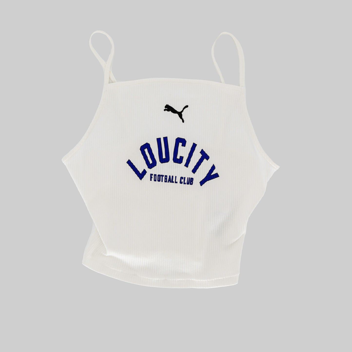 LouCity Women's Puma Arch Print Ribbed Tank Top