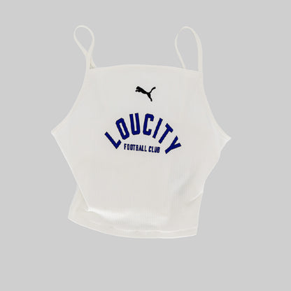 LouCity Women's Puma Arch Print Ribbed Tank Top